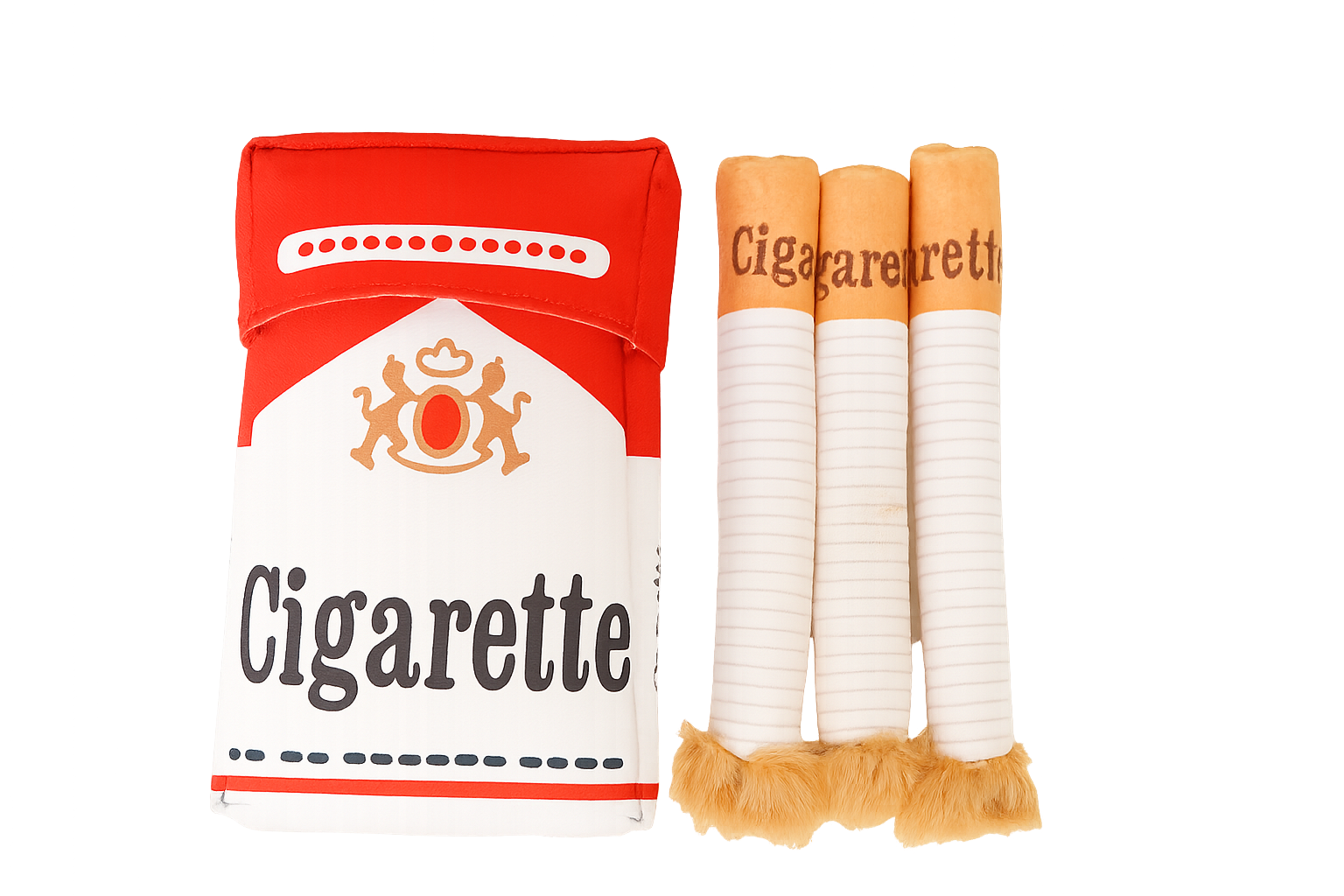 Cute Smoker Dog Plush Toy